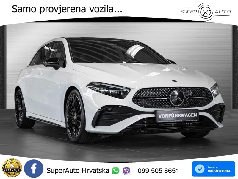 Mercedes-Benz A 200 7G-DCT AMG ACC+GR SJED+360+PANO
