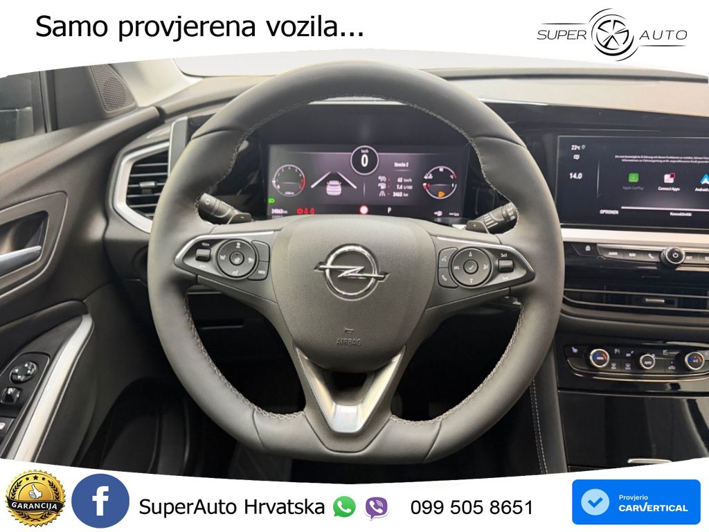 Opel Grandland 1.2i Turbo (130 KS) Automatic GS LED+GR SJED+ACC