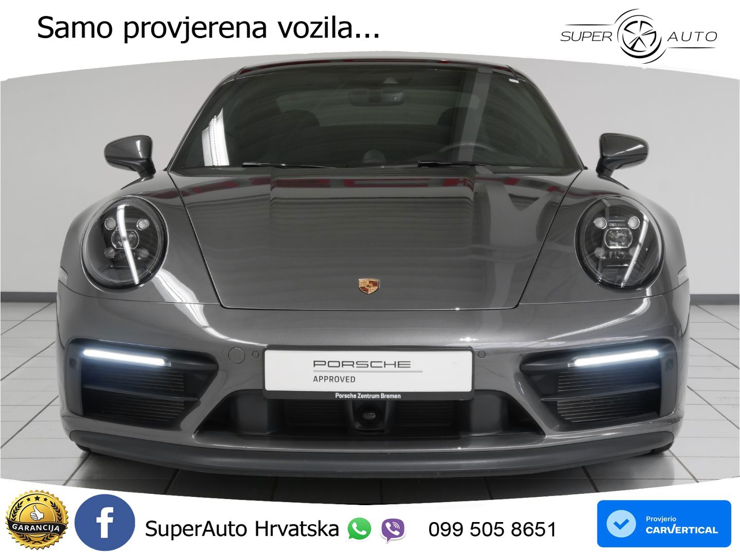 Porsche 911 Carrera 4 GTS 3.0 (480 KS) PDK LED+GR SJED+ACC