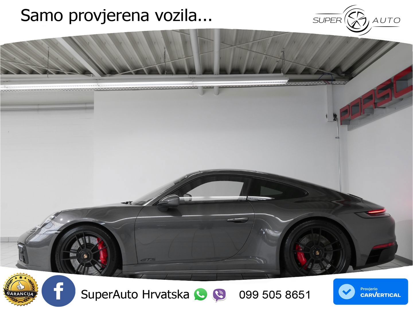Porsche 911 Carrera 4 GTS 3.0 (480 KS) PDK LED+GR SJED+ACC