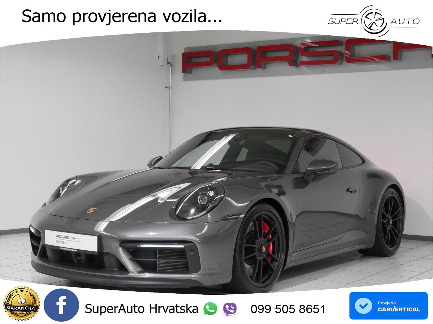 Porsche 911 Carrera 4 GTS 3.0 (480 KS) PDK LED+GR SJED+ACC