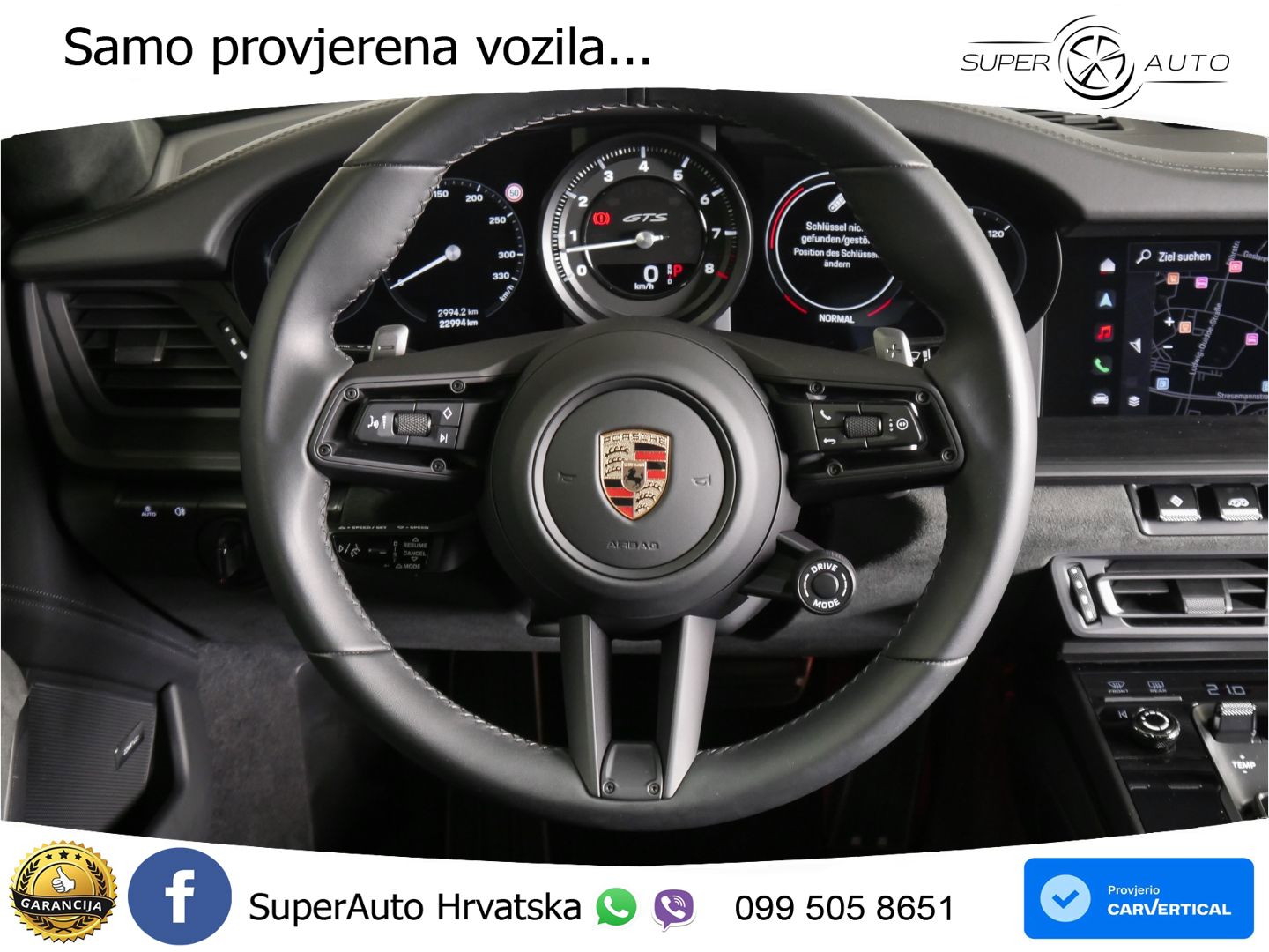 Porsche 911 Carrera 4 GTS 3.0 (480 KS) PDK LED+GR SJED+ACC