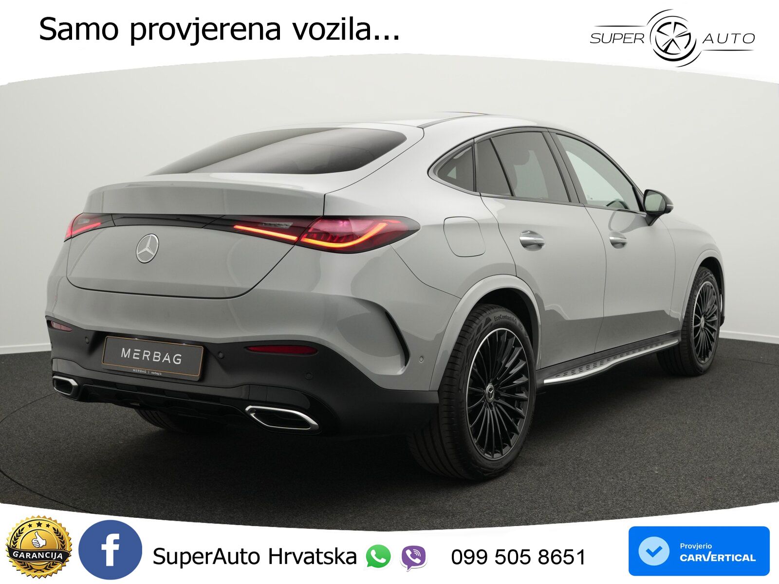 Mercedes GLC Coupe 450d (367 KS) 4MATIC 9G-TRONIC AMG ZRAČNI+ACC+GR SJED+KAM+PANO
