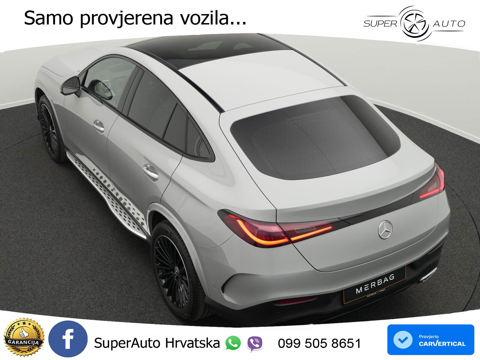 Mercedes GLC Coupe 450d (367 KS) 4MATIC 9G-TRONIC AMG ZRAČNI+ACC+GR SJED+KAM+PANO