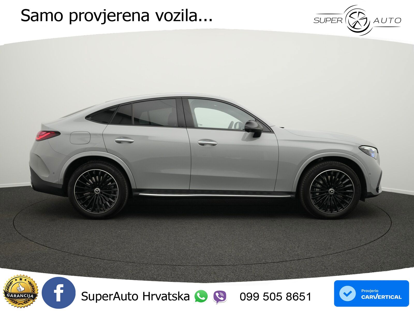 Mercedes GLC Coupe 450d (367 KS) 4MATIC 9G-TRONIC AMG ZRAČNI+ACC+GR SJED+KAM+PANO