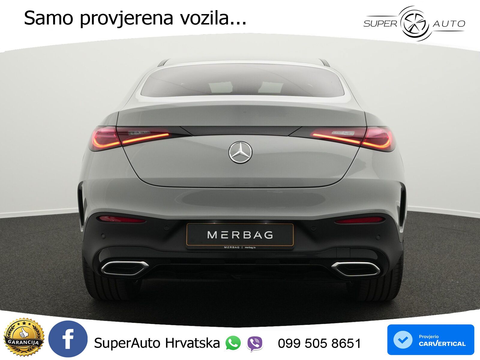 Mercedes GLC Coupe 450d (367 KS) 4MATIC 9G-TRONIC AMG ZRAČNI+ACC+GR SJED+KAM+PANO