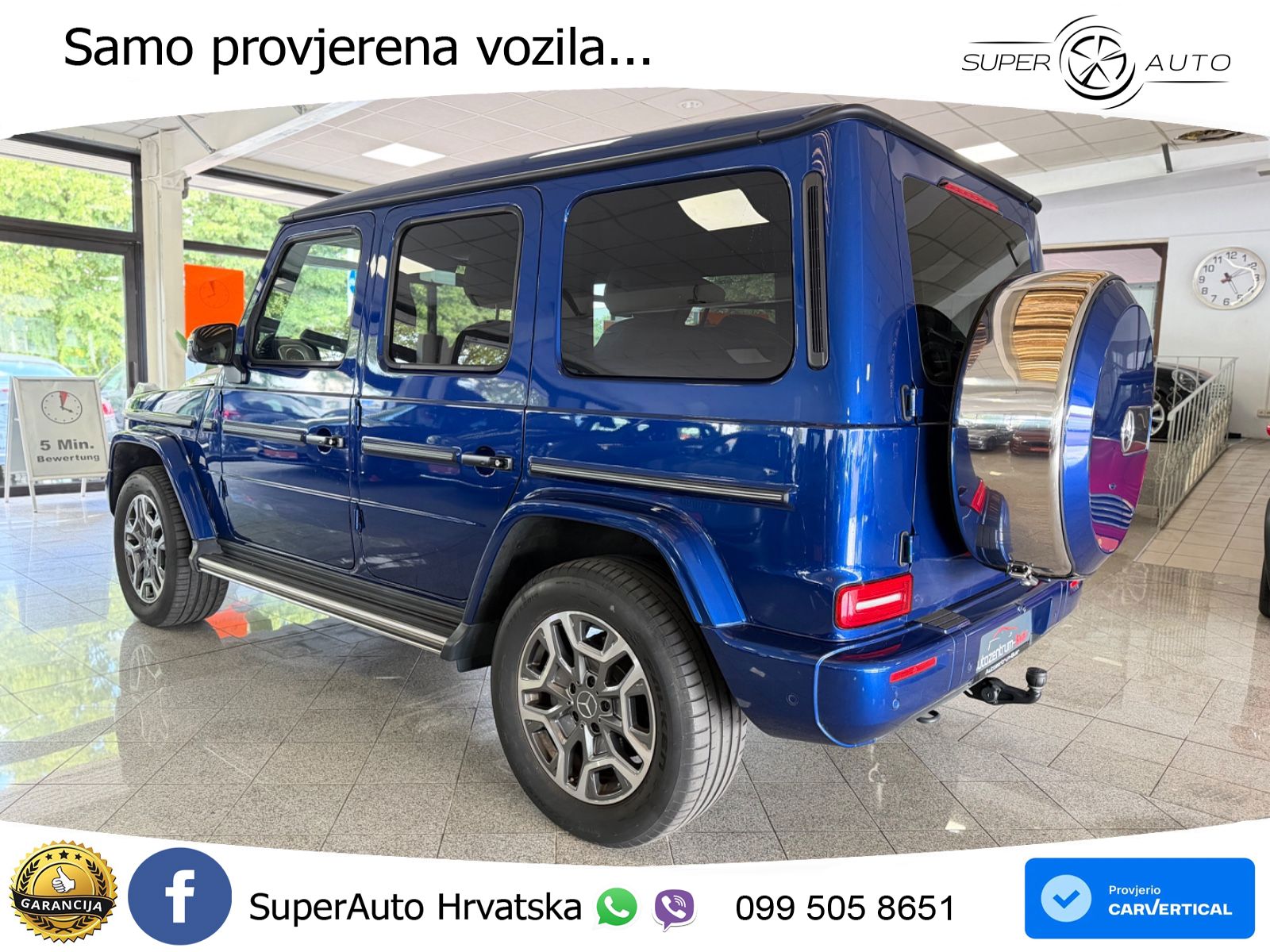 Mercedes G 450d Long (367 KS) 4MATIC 9G-TRONIC Exclusive LED+GR SJED+ACC