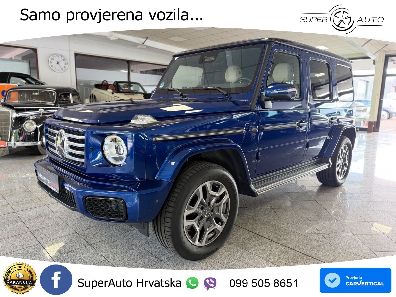 Mercedes G 450d Long (367 KS) 4MATIC 9G-TRONIC Exclusive LED+GR SJED+ACC