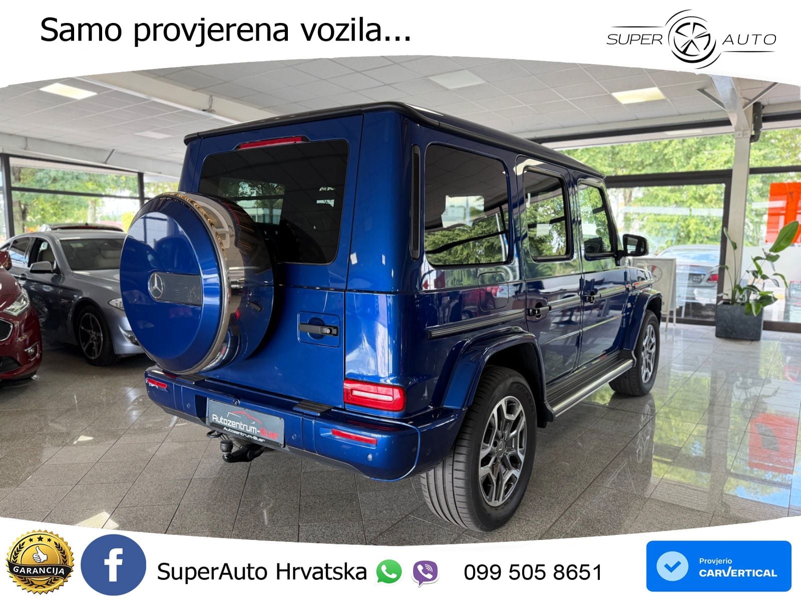 Mercedes G 450d Long (367 KS) 4MATIC 9G-TRONIC Exclusive LED+GR SJED+ACC