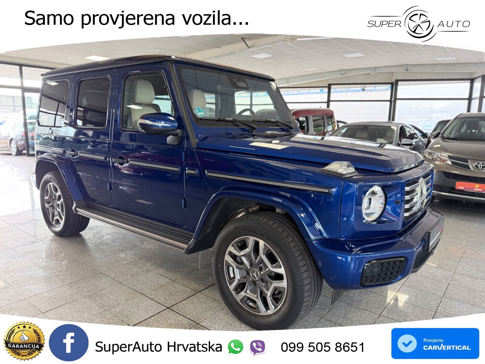 Mercedes G 450d Long (367 KS) 4MATIC 9G-TRONIC Exclusive LED+GR SJED+ACC