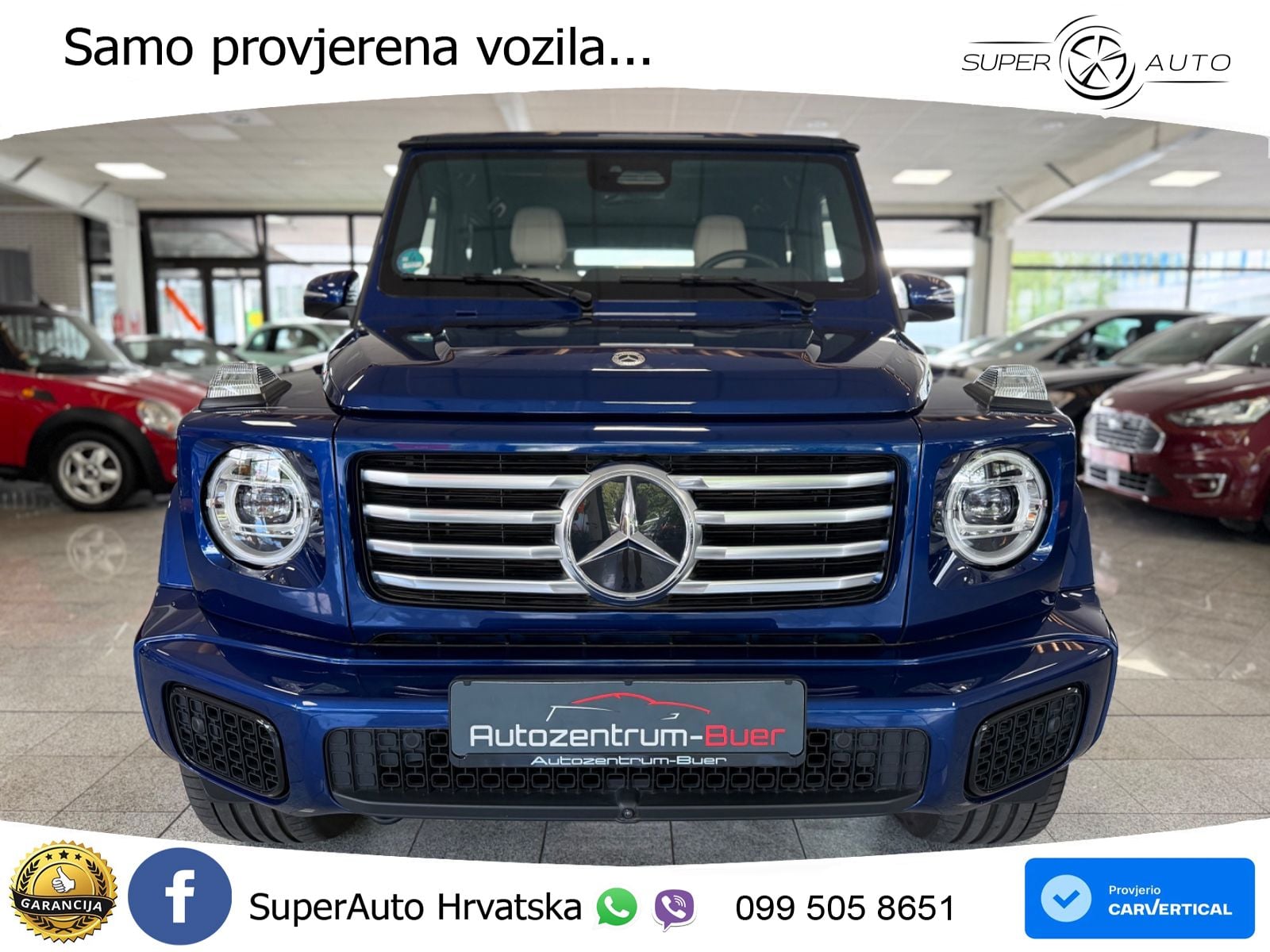 Mercedes G 450d Long (367 KS) 4MATIC 9G-TRONIC Exclusive LED+GR SJED+ACC