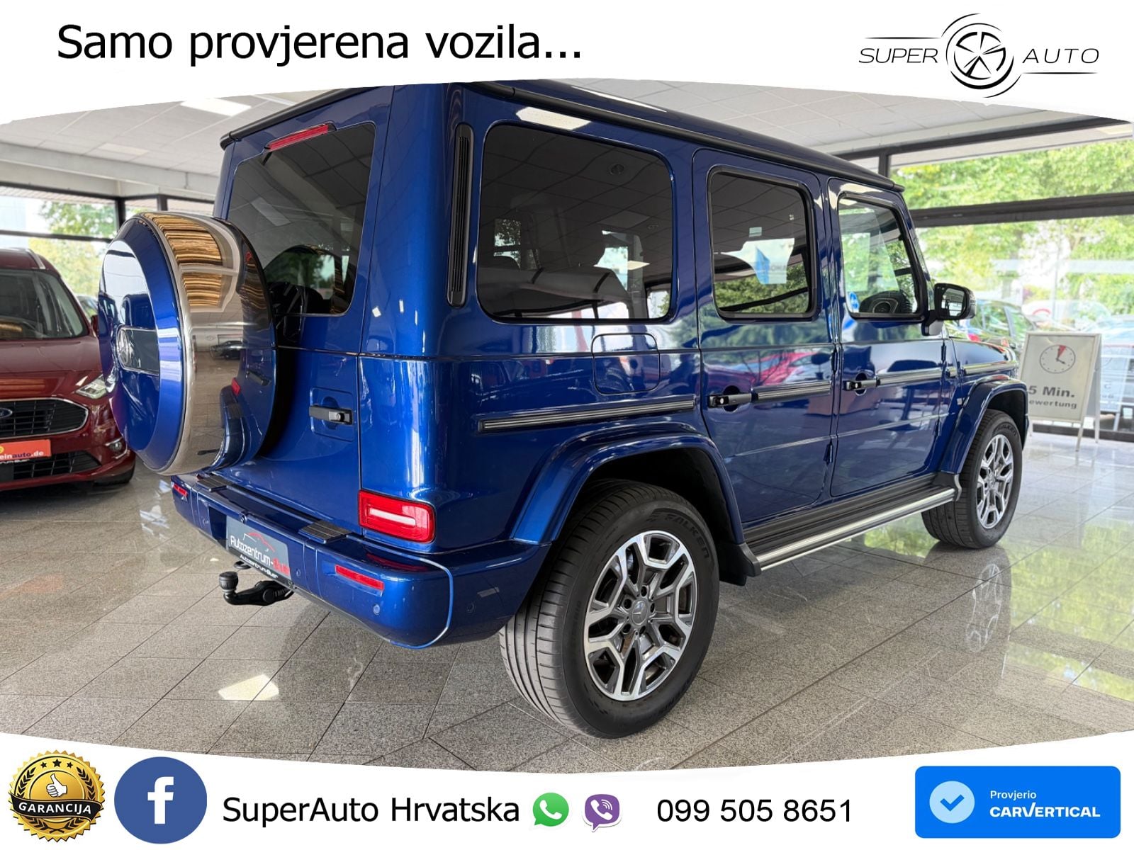 Mercedes G 450d Long (367 KS) 4MATIC 9G-TRONIC Exclusive LED+GR SJED+ACC