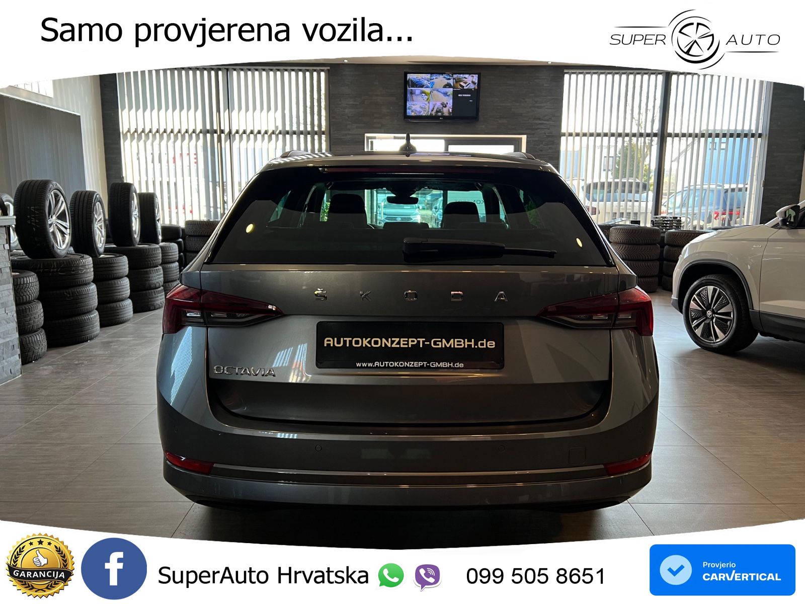 Škoda Octavia Combi 2.0 TDI (150 KS) DSG LED+GR SJED+ACC
