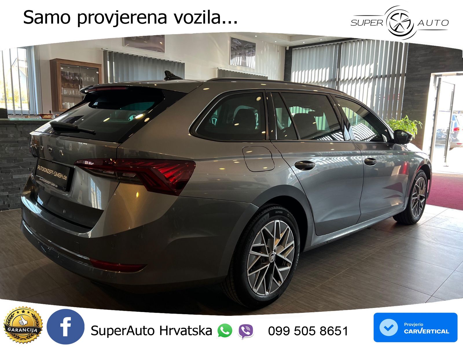 Škoda Octavia Combi 2.0 TDI (150 KS) DSG LED+GR SJED+ACC