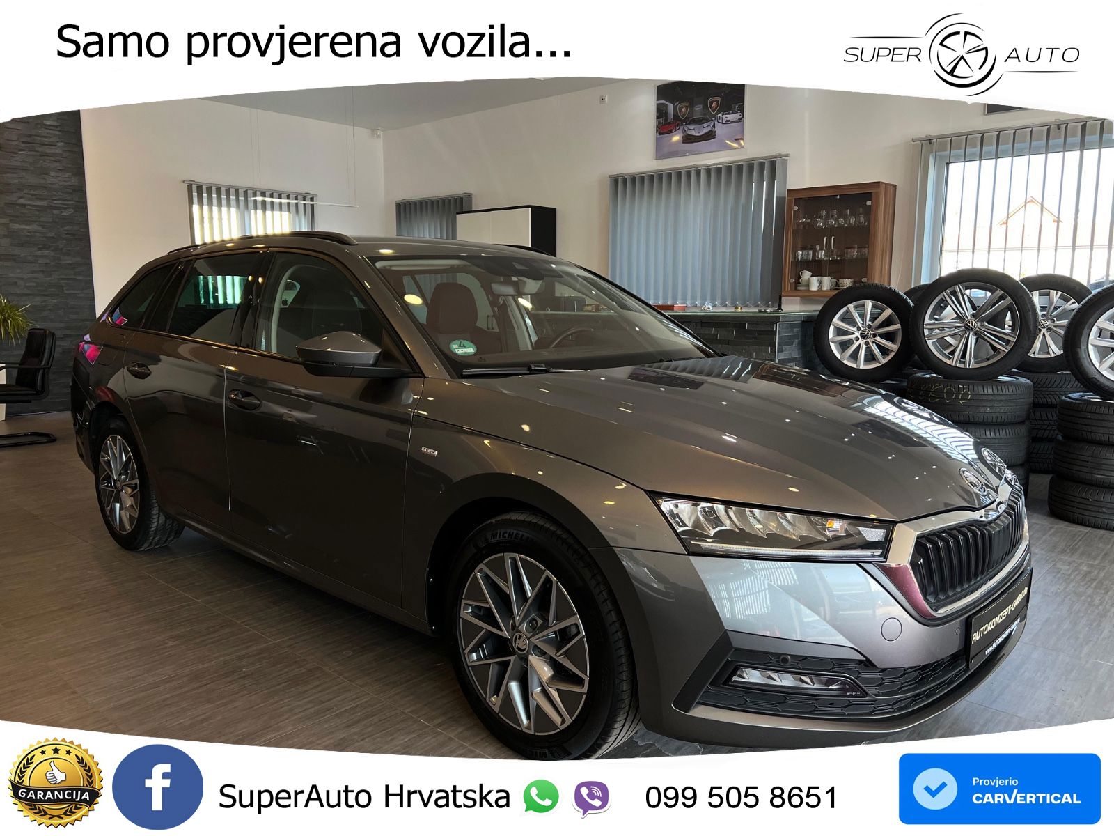 Škoda Octavia Combi 2.0 TDI (150 KS) DSG LED+GR SJED+ACC