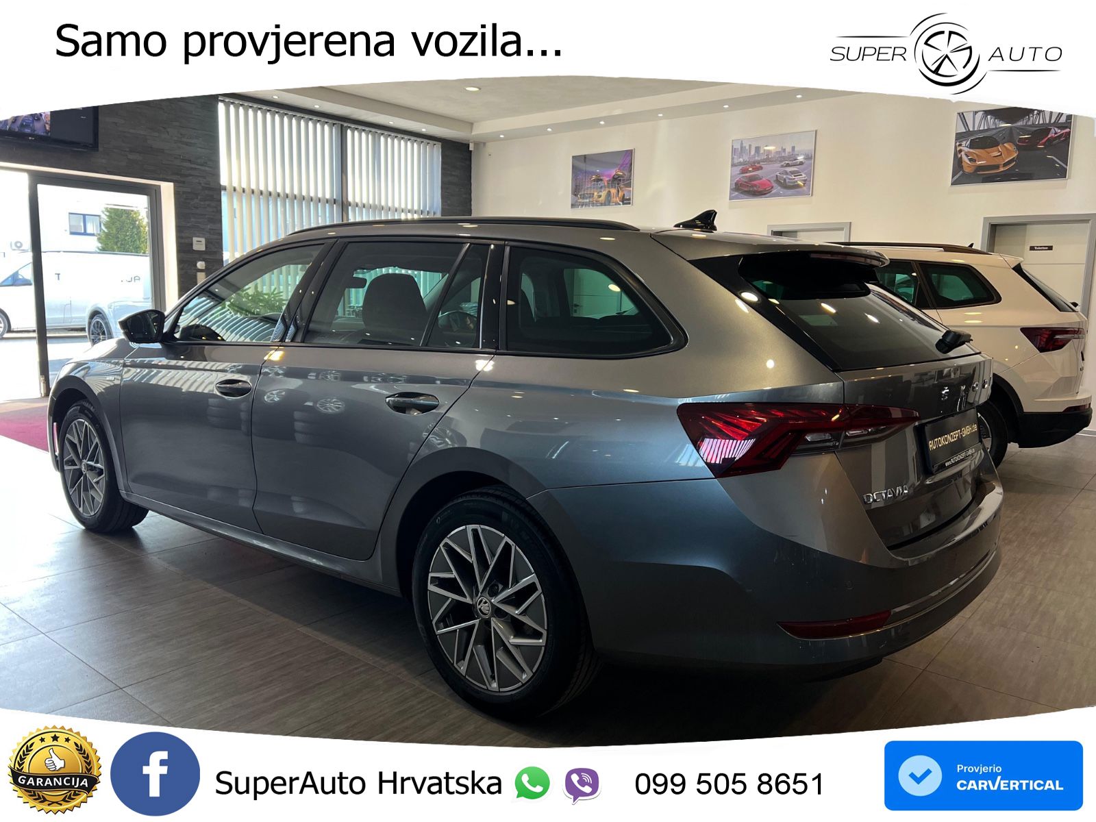 Škoda Octavia Combi 2.0 TDI (150 KS) DSG LED+GR SJED+ACC