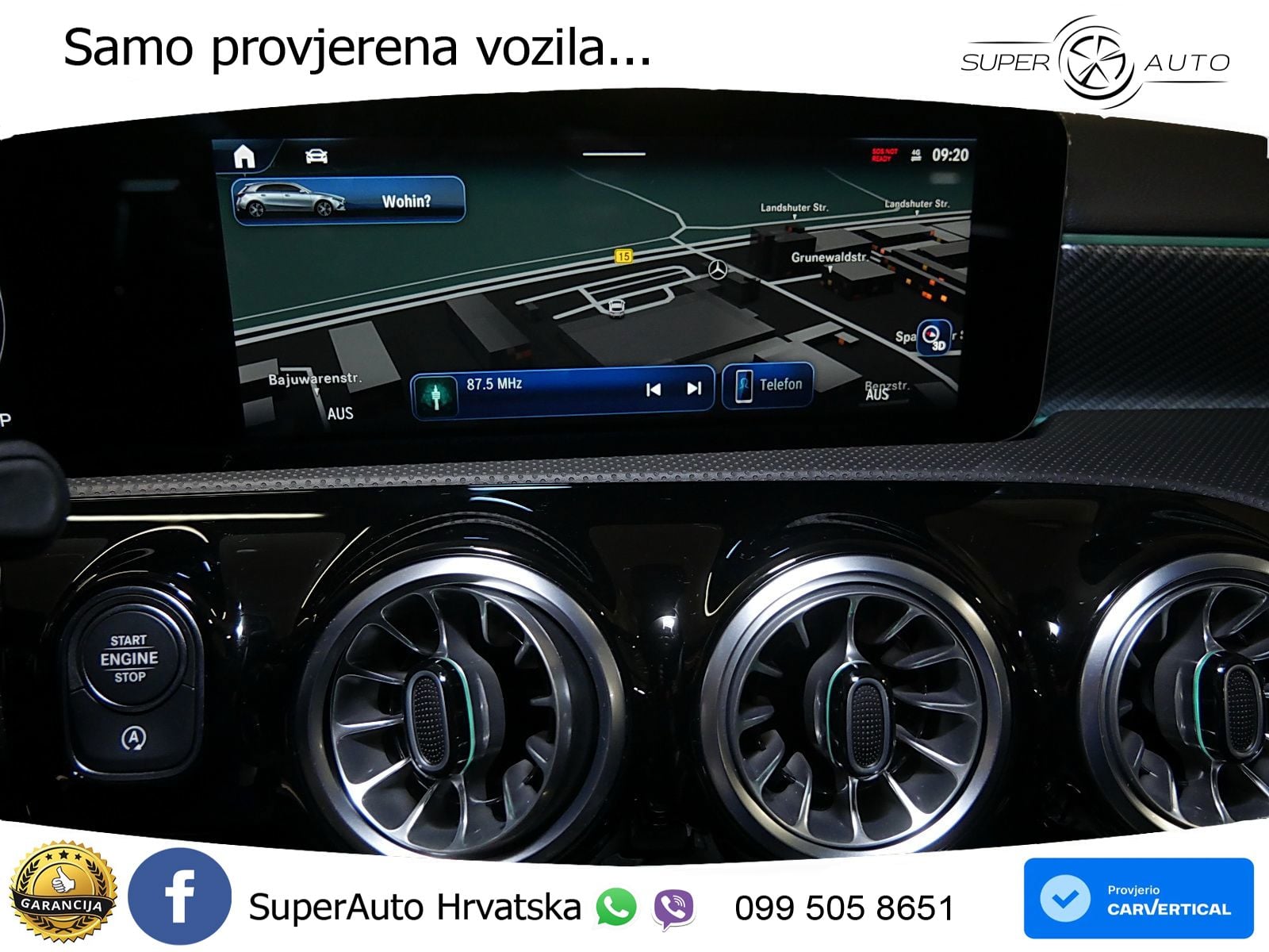Mercedes-Benz A 200 7G-DCT MATRIX+GR SJED+KAM