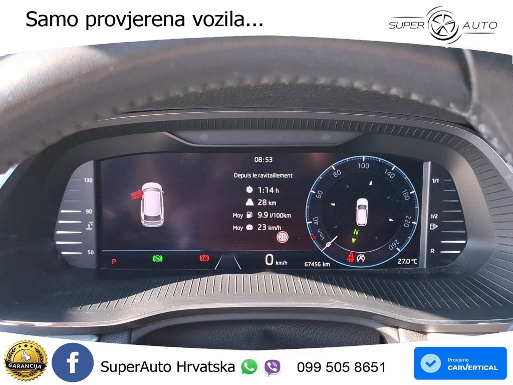 Škoda Octavia Combi 1.5 TSI EVO e-TEC (150 KS) DSG LED+GR SJED+ACC