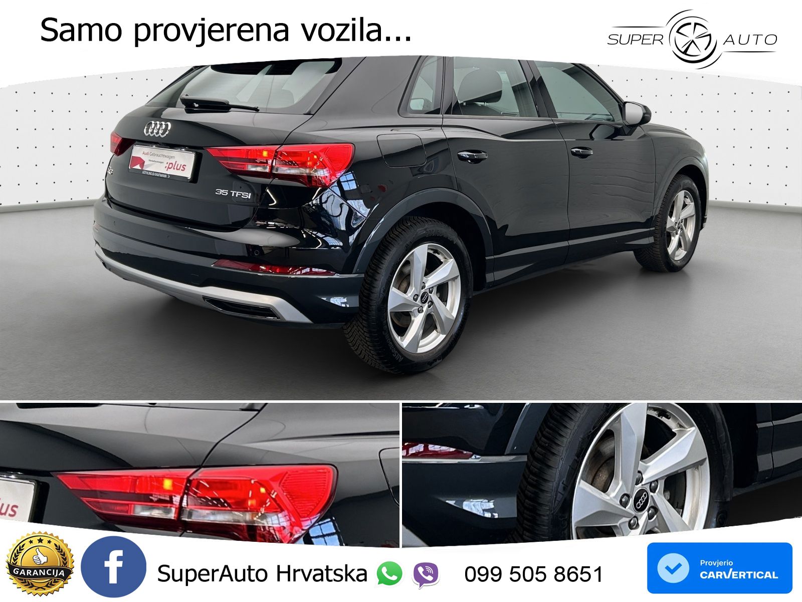 Audi Q3 35 TFSI (150 KS) S tronic advanced LED+GR SJED+ACC