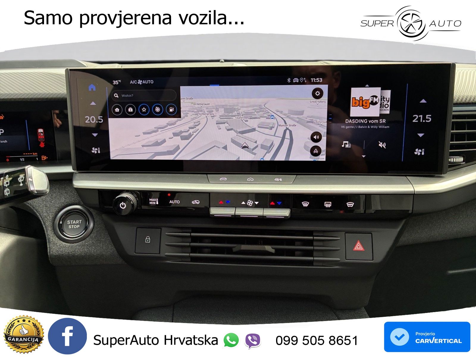 Opel Grandland 1.2 Turbo (145 KS) Hybrid eDCT Ultimate LED+GR SJED+ACC