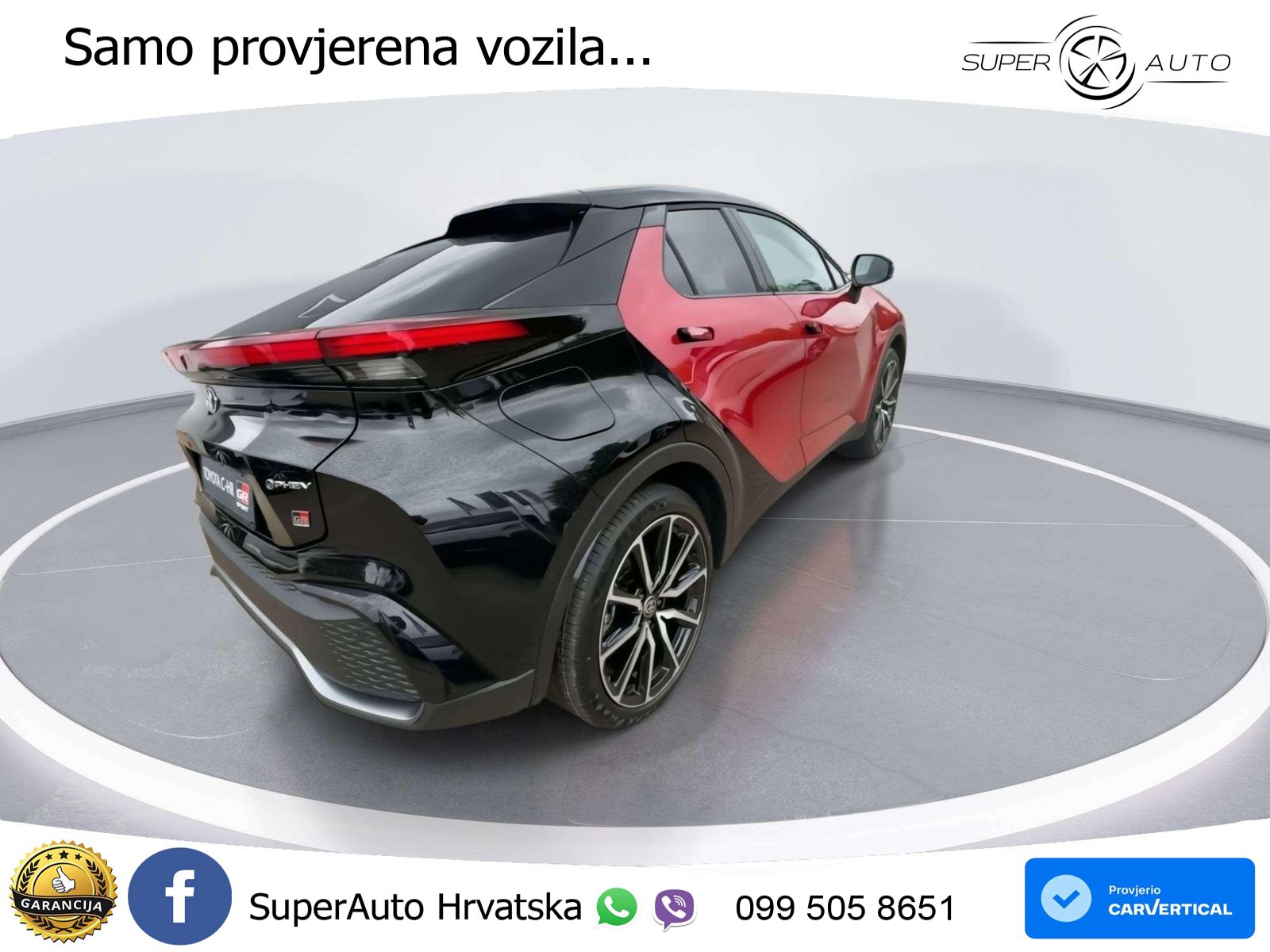 Toyota C-HR 2.0 (223 KS) PHEV e-CVT GR Sport LED+GR SJED+ACC
