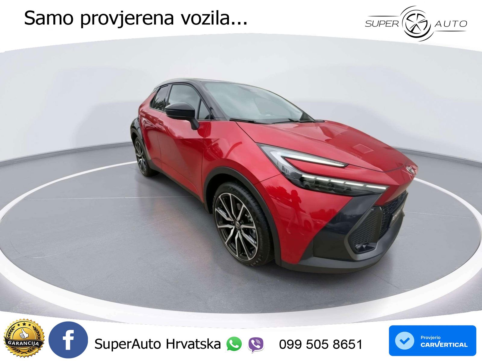 Toyota C-HR 2.0 (223 KS) PHEV e-CVT GR Sport LED+GR SJED+ACC