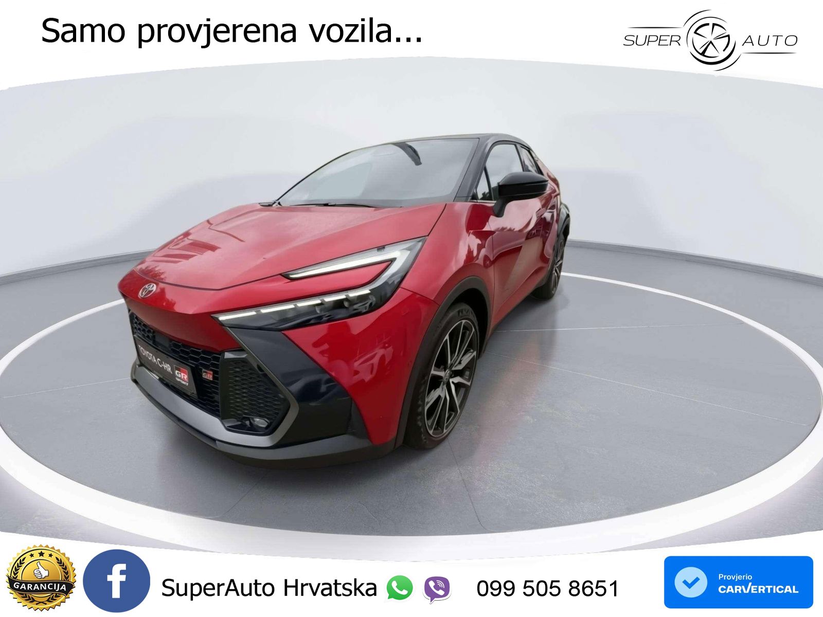 Toyota C-HR 2.0 (223 KS) PHEV e-CVT GR Sport LED+GR SJED+ACC
