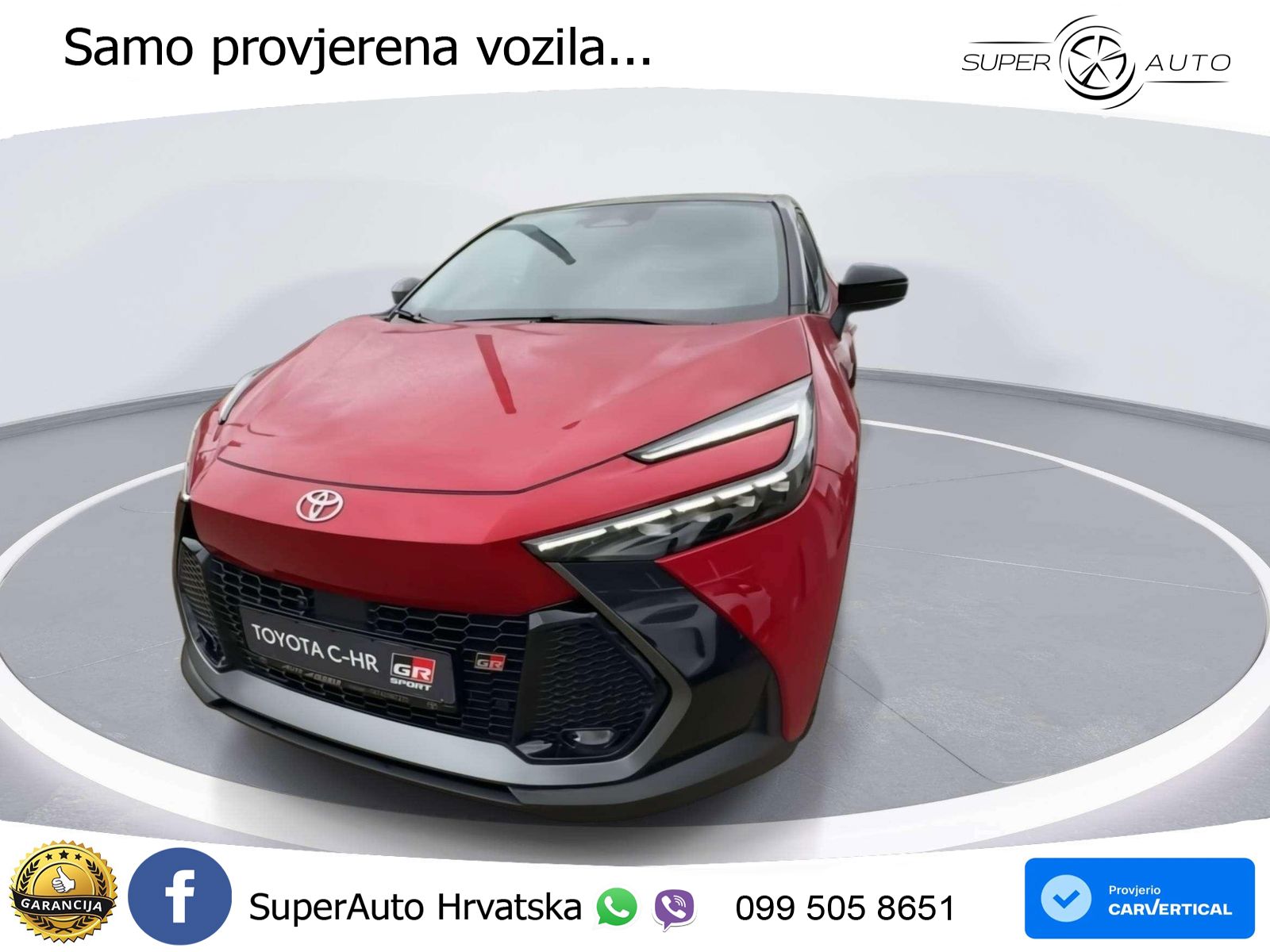 Toyota C-HR 2.0 (223 KS) PHEV e-CVT GR Sport LED+GR SJED+ACC