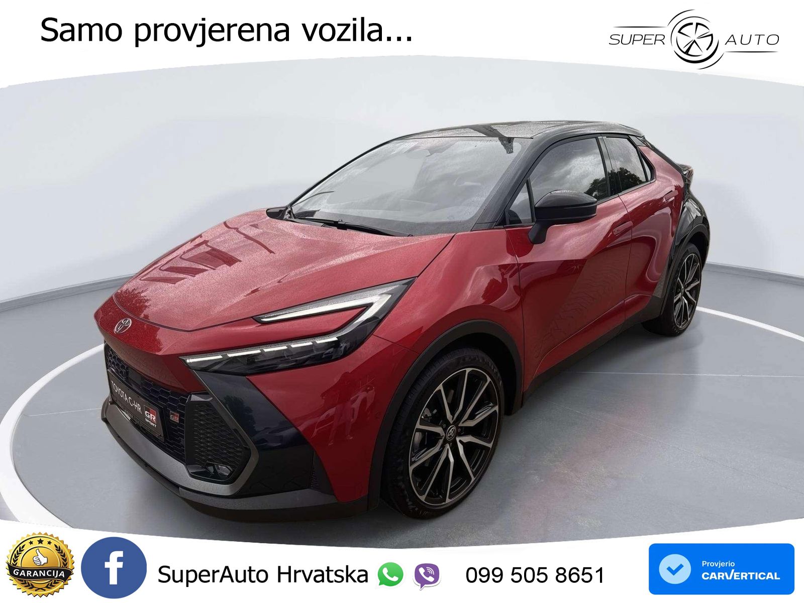 Toyota C-HR 2.0 (223 KS) PHEV e-CVT GR Sport LED+GR SJED+ACC