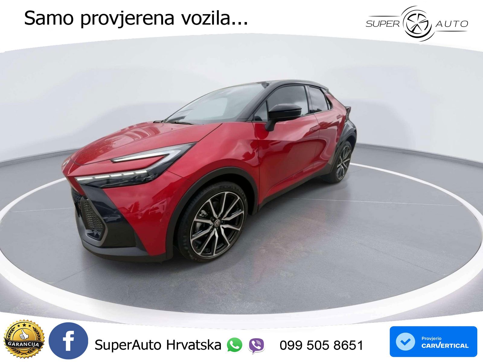 Toyota C-HR 2.0 (223 KS) PHEV e-CVT GR Sport LED+GR SJED+ACC
