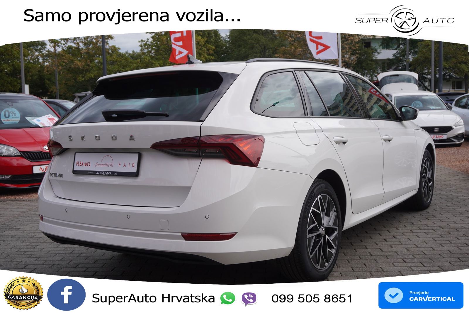 Škoda Octavia Combi 1.5 TSI (150 KS) LED+GR SJED+ACC