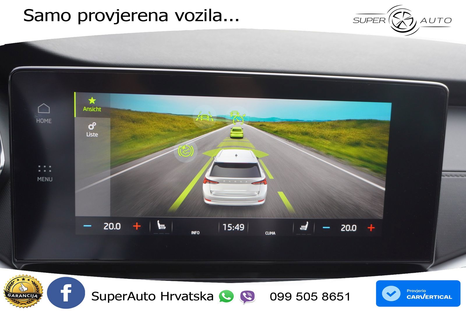 Škoda Octavia Combi 1.5 TSI (150 KS) LED+GR SJED+ACC