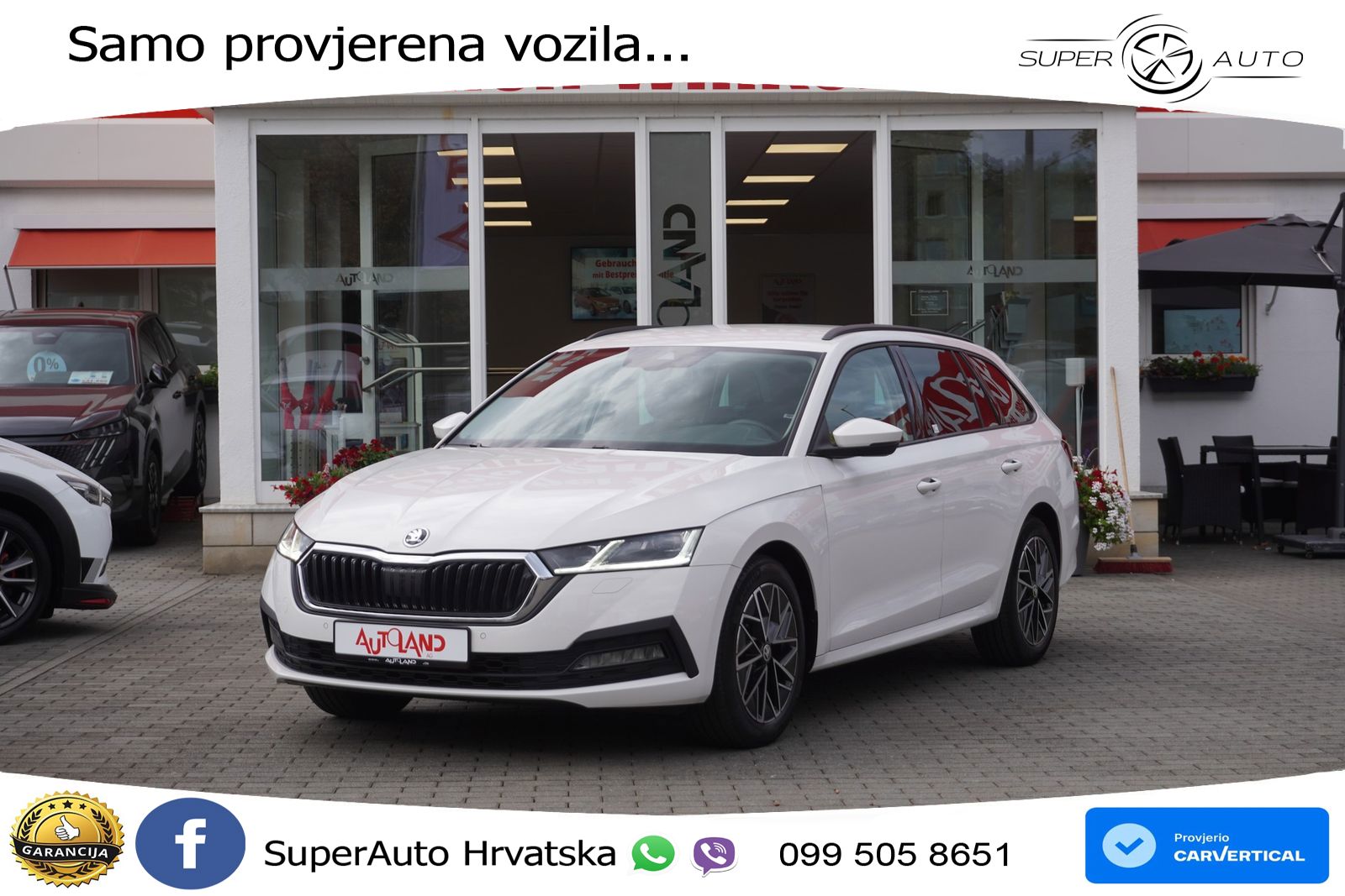 Škoda Octavia Combi 1.5 TSI (150 KS) LED+GR SJED+ACC