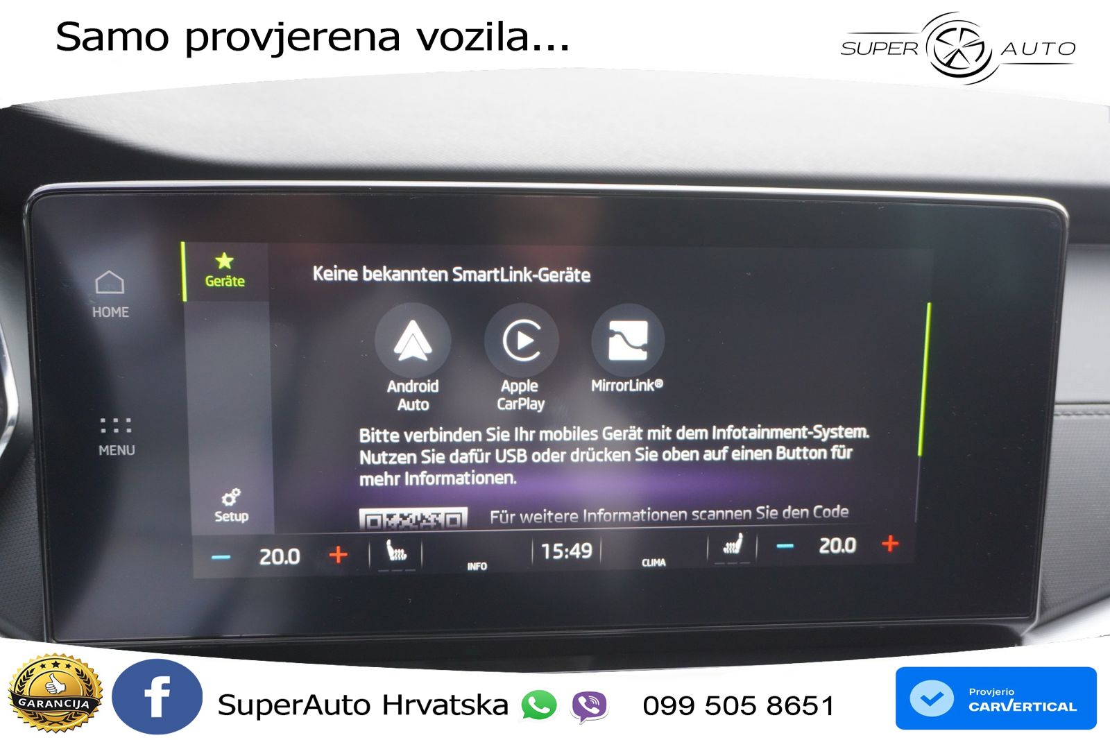 Škoda Octavia Combi 1.5 TSI (150 KS) LED+GR SJED+ACC