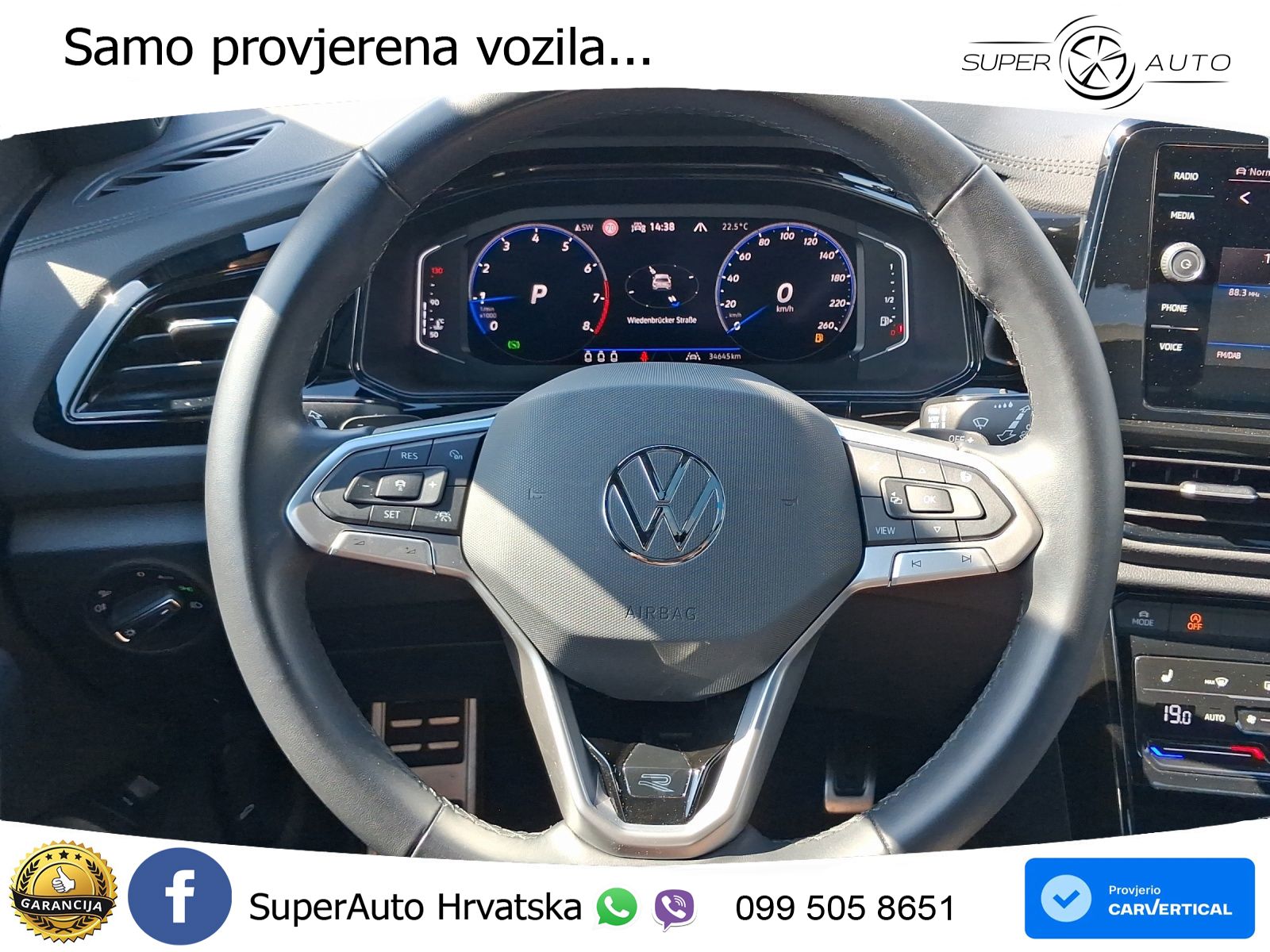 Volkswagen T-Roc 1.5 TSI (150 KS) LED+GR SJED+ACC