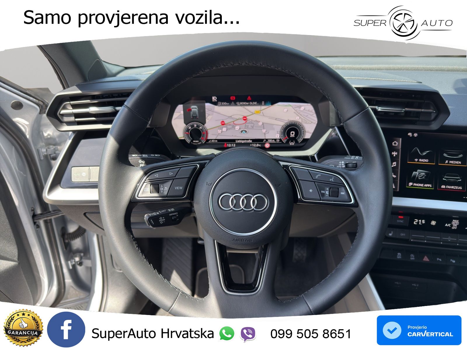 Audi A3 30 TDI (116 KS) advanced LED+GR SJED+ACC