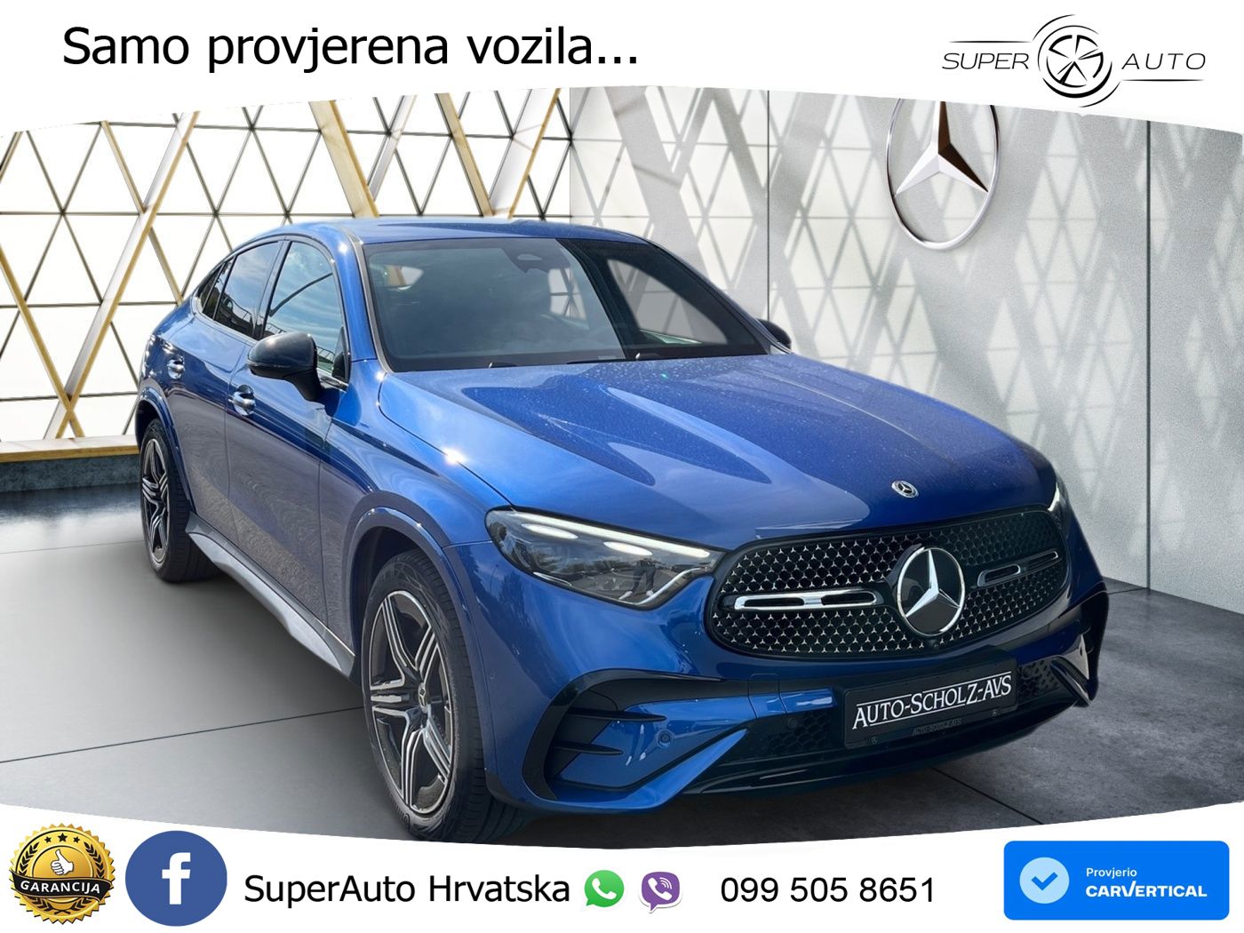 Mercedes GLC Coupe 200 (204 KS) 4MATIC 9G-TRONIC AMG LED+GR SJED+ACC