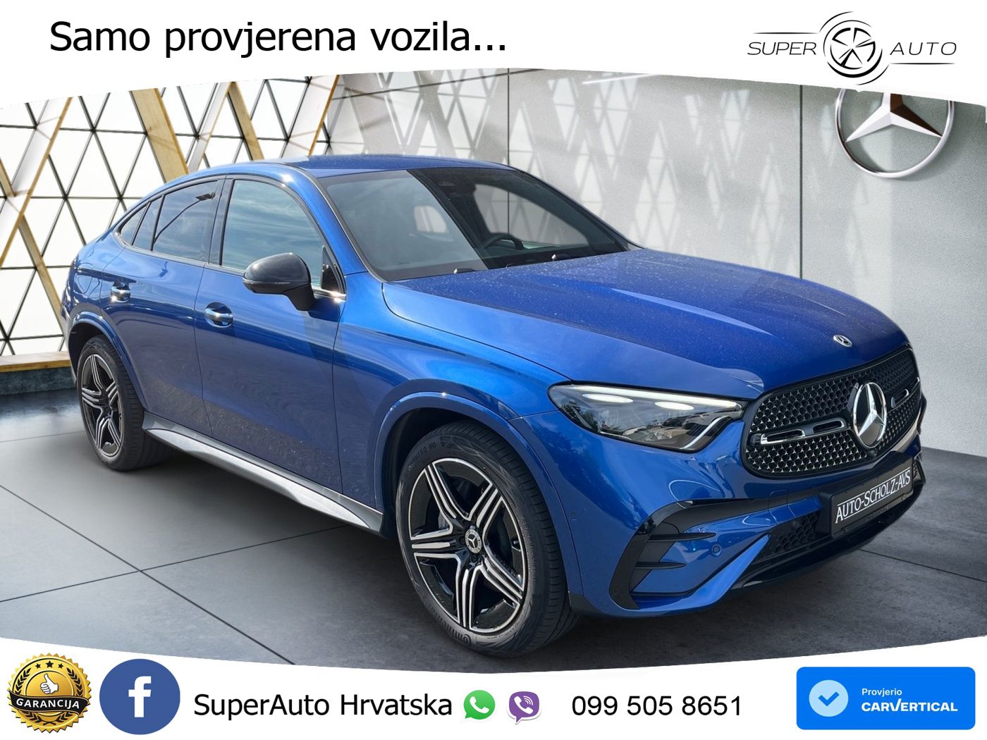 Mercedes GLC Coupe 200 (204 KS) 4MATIC 9G-TRONIC AMG LED+GR SJED+ACC