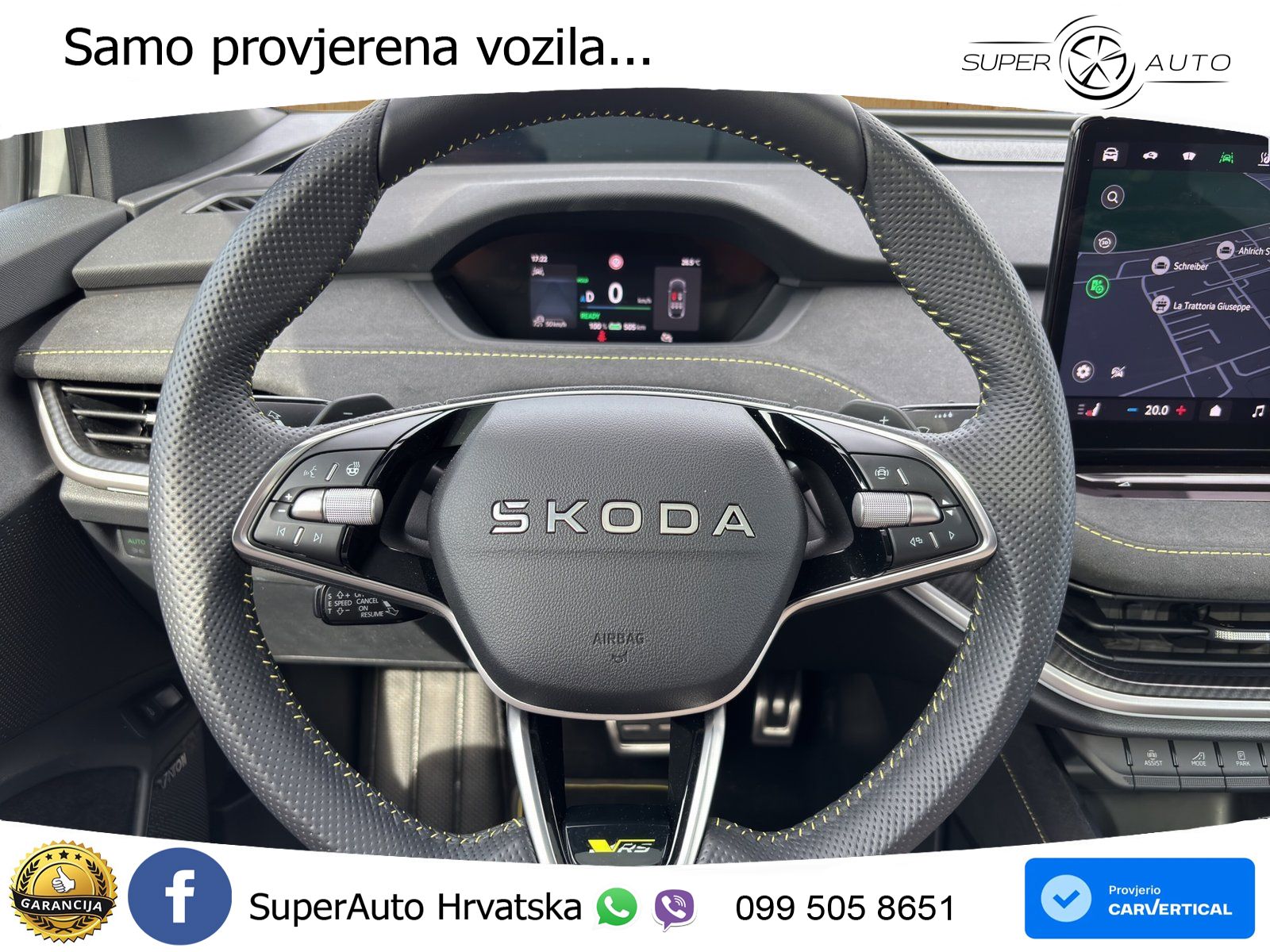 Škoda Enyaq iV RS 82 kWh (340 KS) AWD ACC+HEAD+4xGR SJED+360+PANO