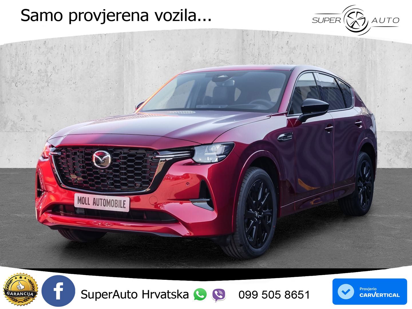 Mazda CX-60 3.3 e-Skyactiv D (254 KS) AWD Automatic MATRIX+GR SJED+KAM