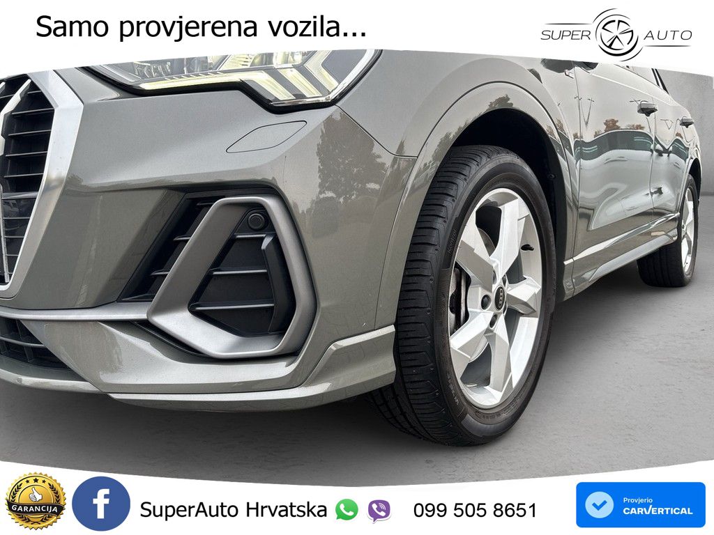 Audi Q3 40 TFSI (190 KS) quattro S tronic S line MATRIX+GR SJED+KAM
