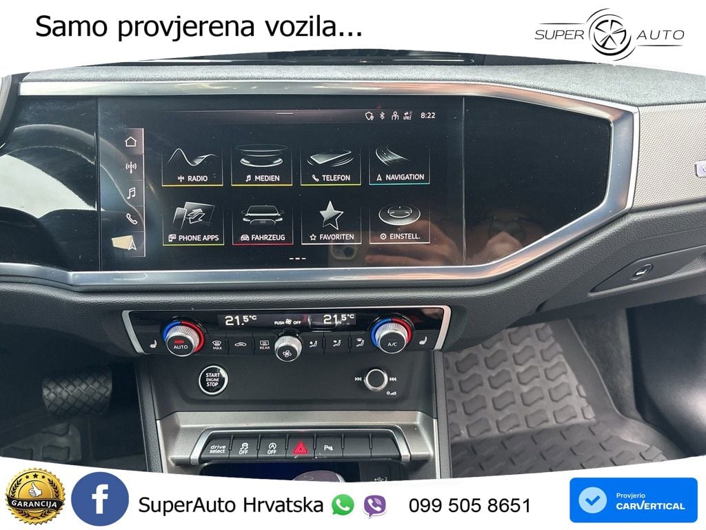 Audi Q3 40 TFSI (190 KS) quattro S tronic S line MATRIX+GR SJED+KAM