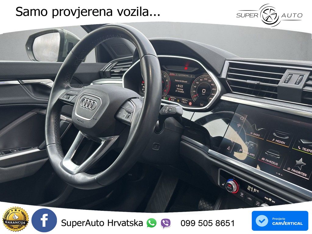 Audi Q3 40 TFSI (190 KS) quattro S tronic S line MATRIX+GR SJED+KAM