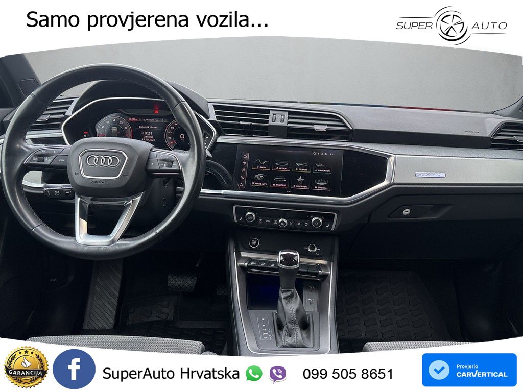 Audi Q3 40 TFSI (190 KS) quattro S tronic S line MATRIX+GR SJED+KAM
