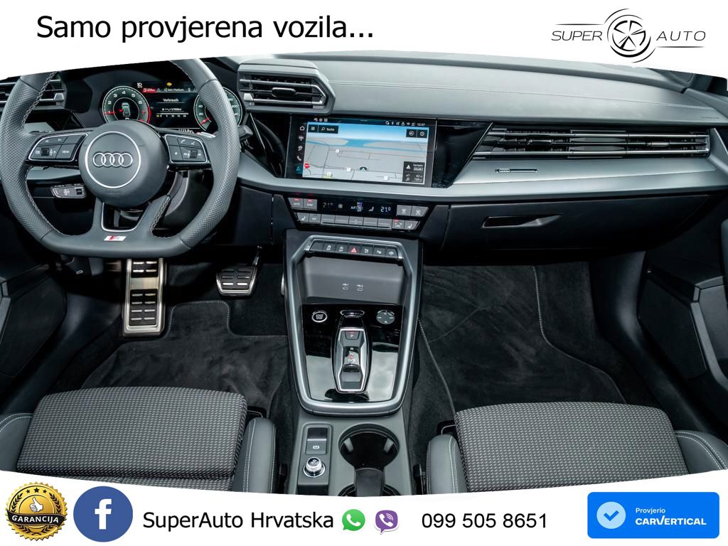 Audi A3 35 TFSI (150 KS) S tronic 2x S line LED+GR SJED+ACC
