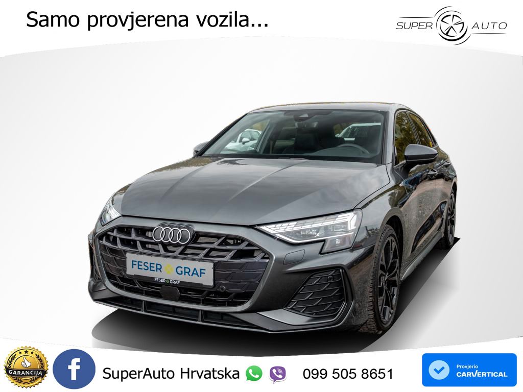 Audi A3 35 TFSI (150 KS) S tronic 2x S line LED+GR SJED+ACC