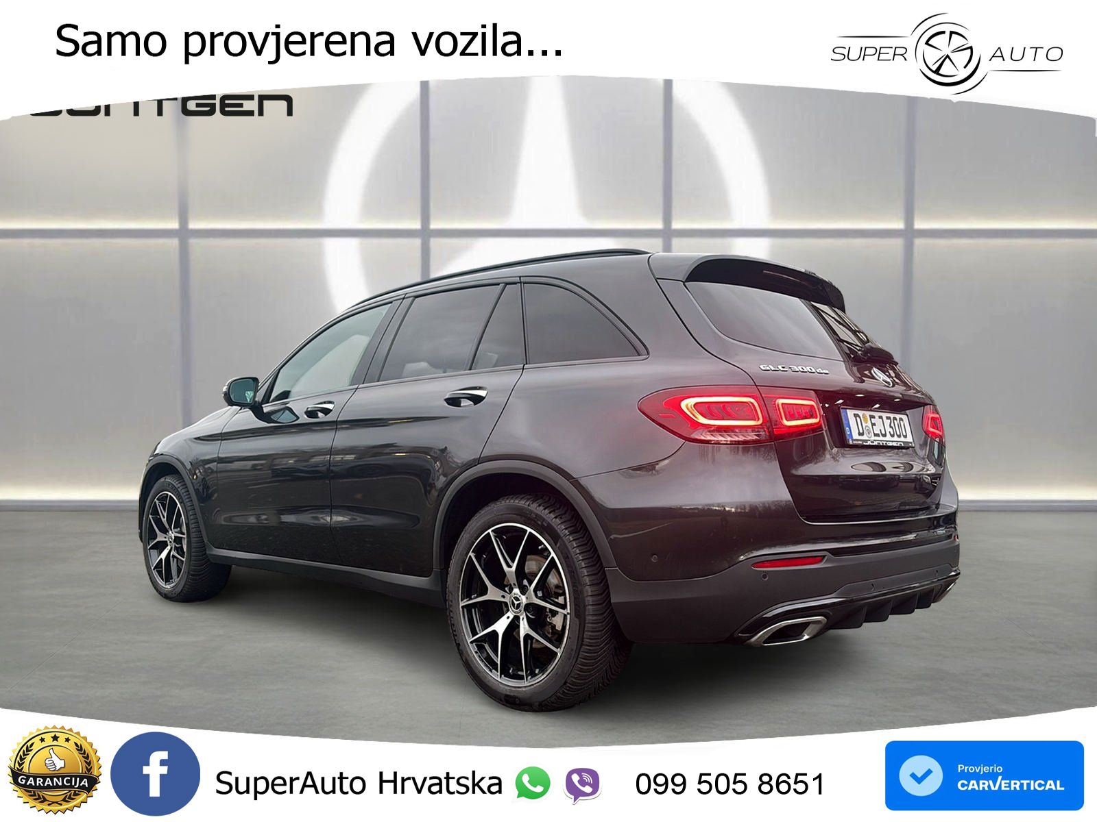 Mercedes GLC 300de (306 KS) 4MATIC 9G-TRONIC AMG ZRAČNI+ACC+GR SJED+360