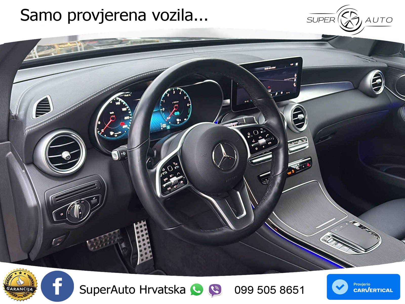 Mercedes GLC 300de (306 KS) 4MATIC 9G-TRONIC AMG ZRAČNI+ACC+GR SJED+360