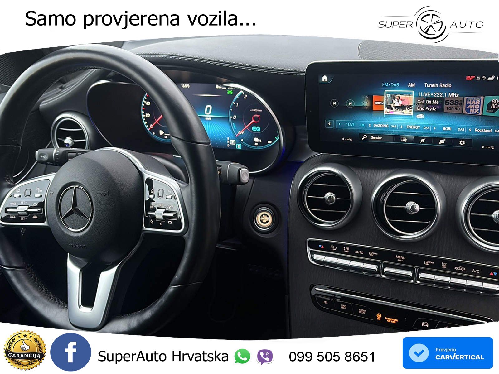Mercedes GLC 300de (306 KS) 4MATIC 9G-TRONIC AMG ZRAČNI+ACC+GR SJED+360