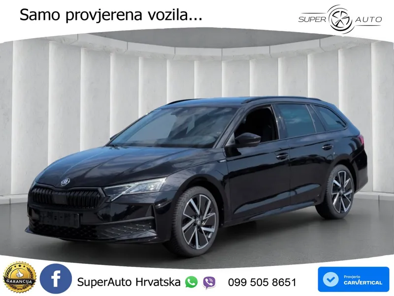Škoda Octavia Combi 2.0 TDI (150 KS) DSG SportLine MATRIX+GR SJED+KAM